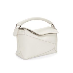 Loewe Mini Puzzle bag in Soft White